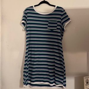 Arizona Jean Company Girl's Short Sleeve T-Shirt Dress Size L